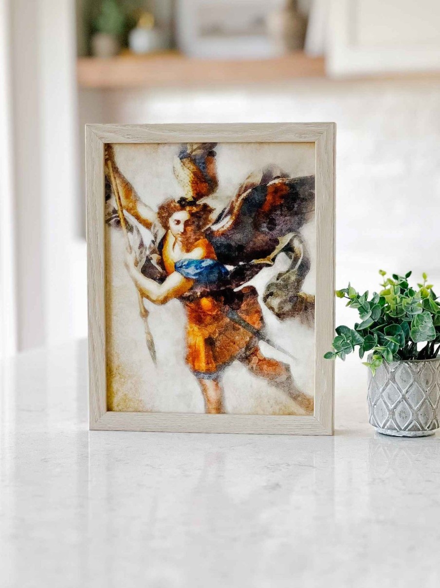 Home Decor Raising Faith | St. Michael The Archangel - Print