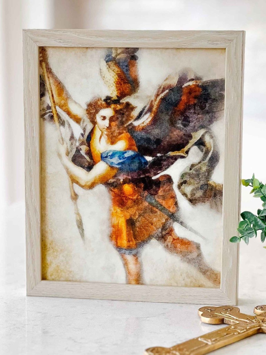 Home Decor Raising Faith | St. Michael The Archangel - Print