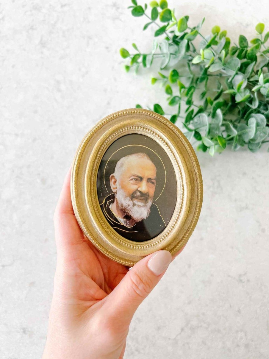 Home Decor Hirten | Petite Padre Pio - Framed