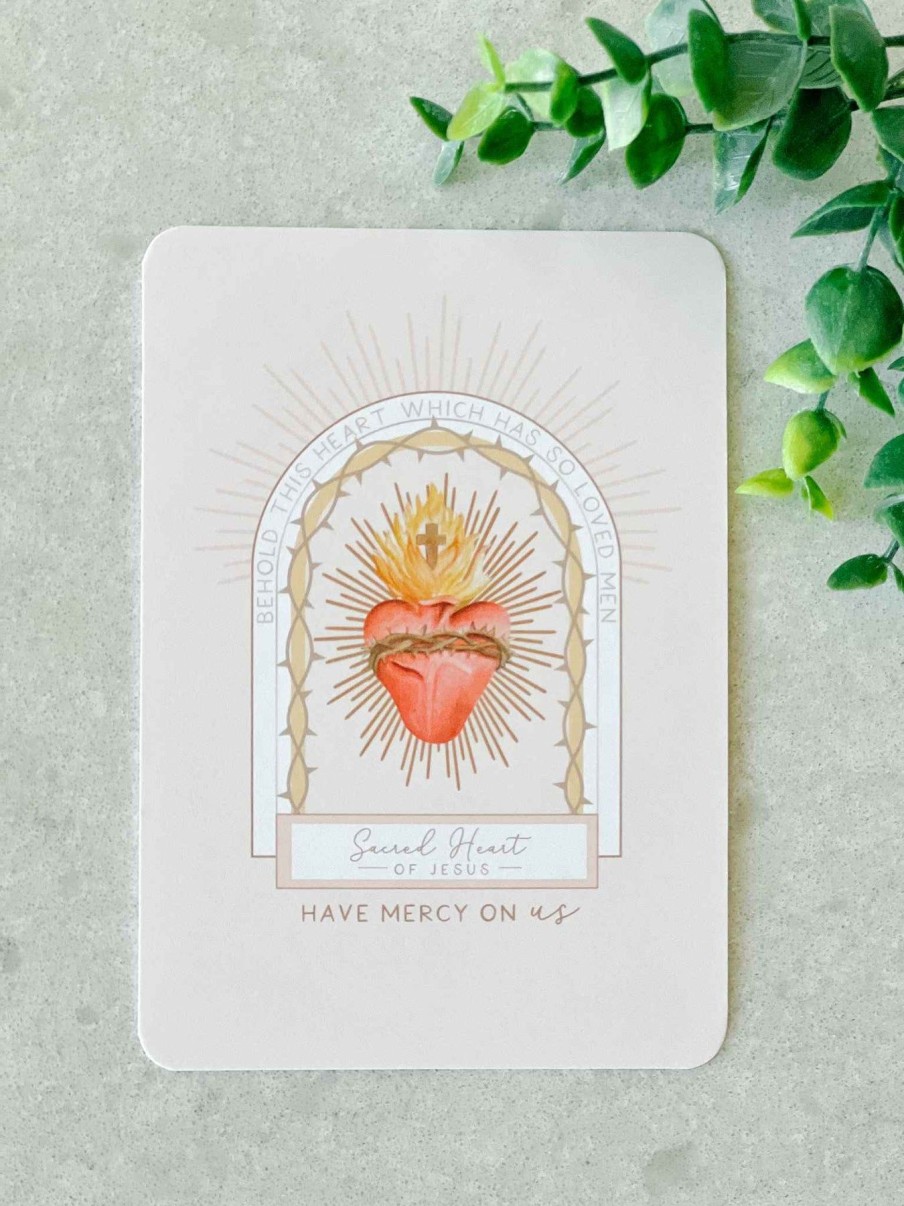 Paper Goods Novena Cards | Sacred Heart Of Jesus - Prayer Card